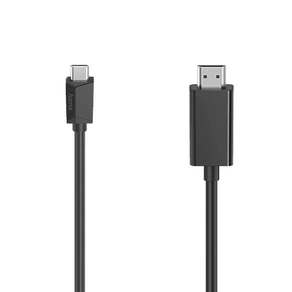Hama 4K Ultra-HD USB Type-C to HDMI Cable, 1.5 Metre