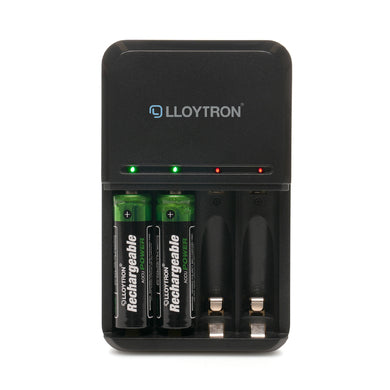 Lloytron B1508 Ultra Fast AA/AAA Battery Charger For NiMH Batteries