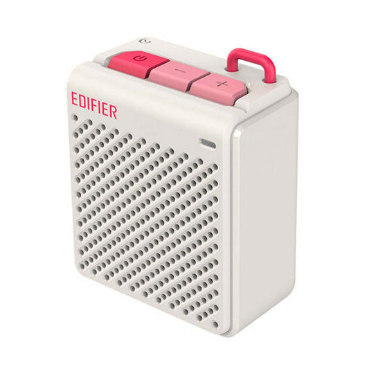 Edifier MP85 Portable Bluetooth 5.3 Wireless Speaker, White/Pink