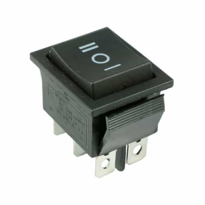 On-Off-On Momentary Rocker Switch DPDT