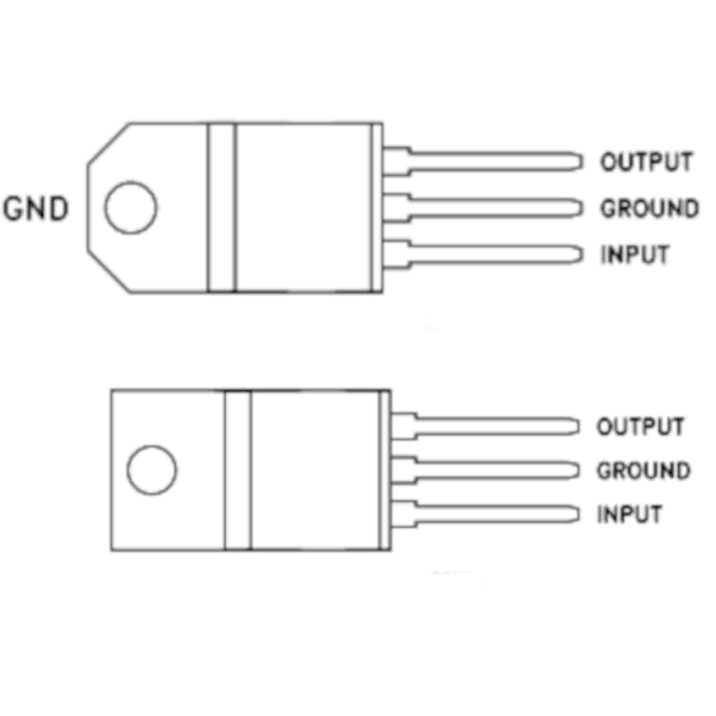 L7812CV +12V 1A Voltage Regulator
