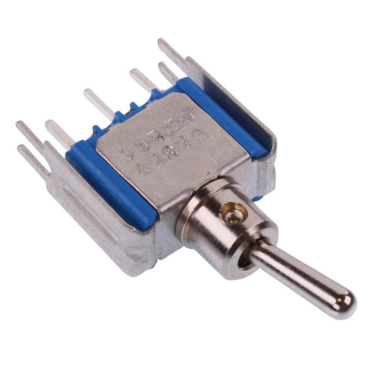 5232YAB-17 APEM On-(On) Momentary Miniature PCB Toggle Switch SPDT 4A 30VDC