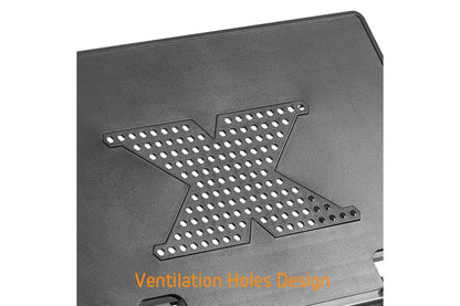 ProperAV Laptop Stand for Bed / Sofa / Desk with Adjustable Legs & Mouse Pad - Black