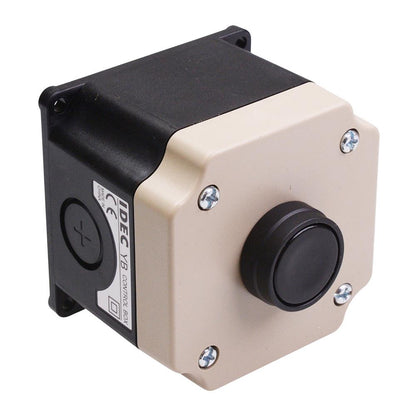 IDEC Black 22mm Momentary Push Button Switch Control Station 2NO IP65