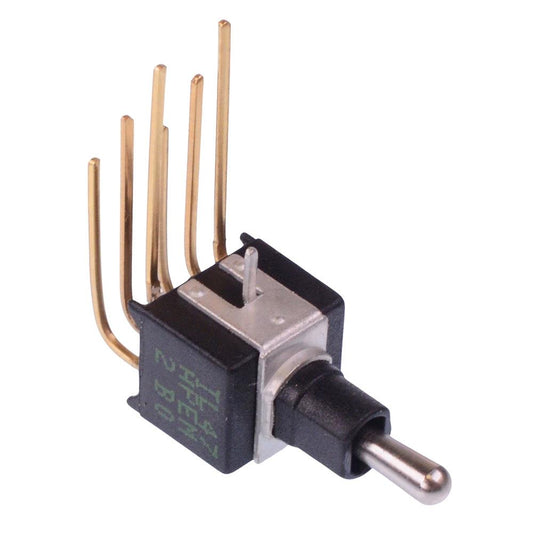 TL47WW05000 APEM (On)-Off-(On) Momentary Subminiature Washable PCB Toggle Switch DPDT