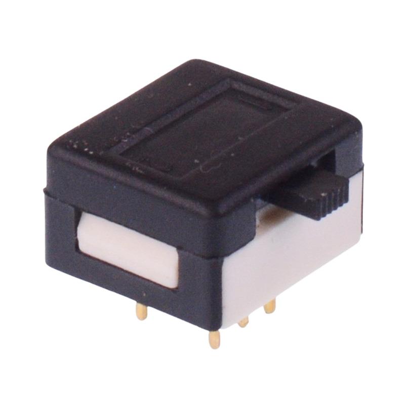 25349NLD APEM On-Off-On Professional Horizontal PCB Slide Switch DPDT