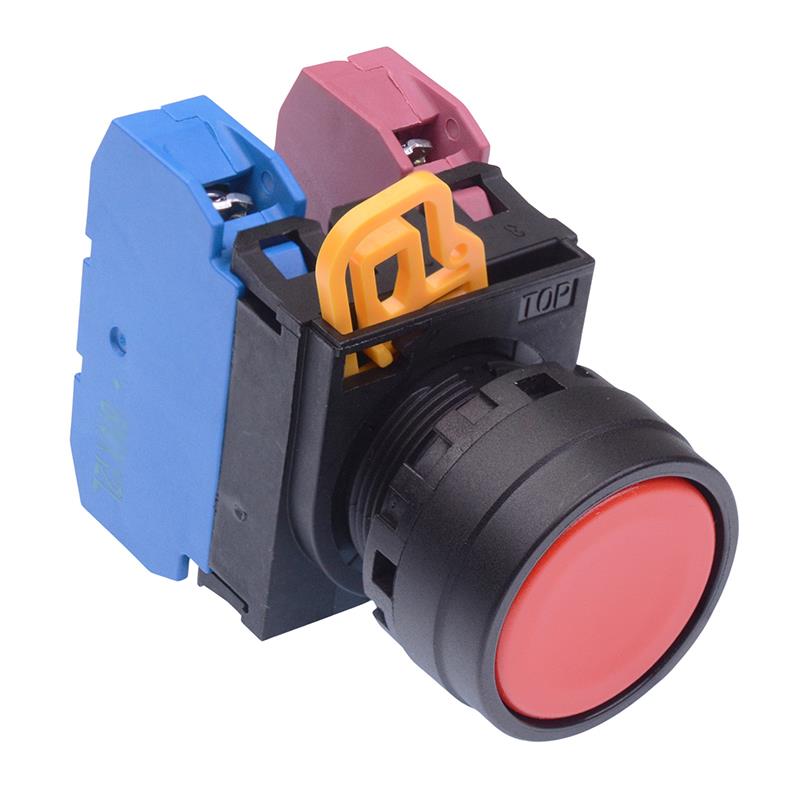 YW1B-A1E11R Red 22mm Maintained Push Button Switch 1NO-1NC IP65 IDEC