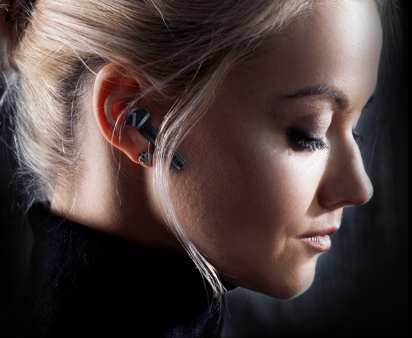 Veho STIX II PRO True Wireless Earphones, Carbon Black