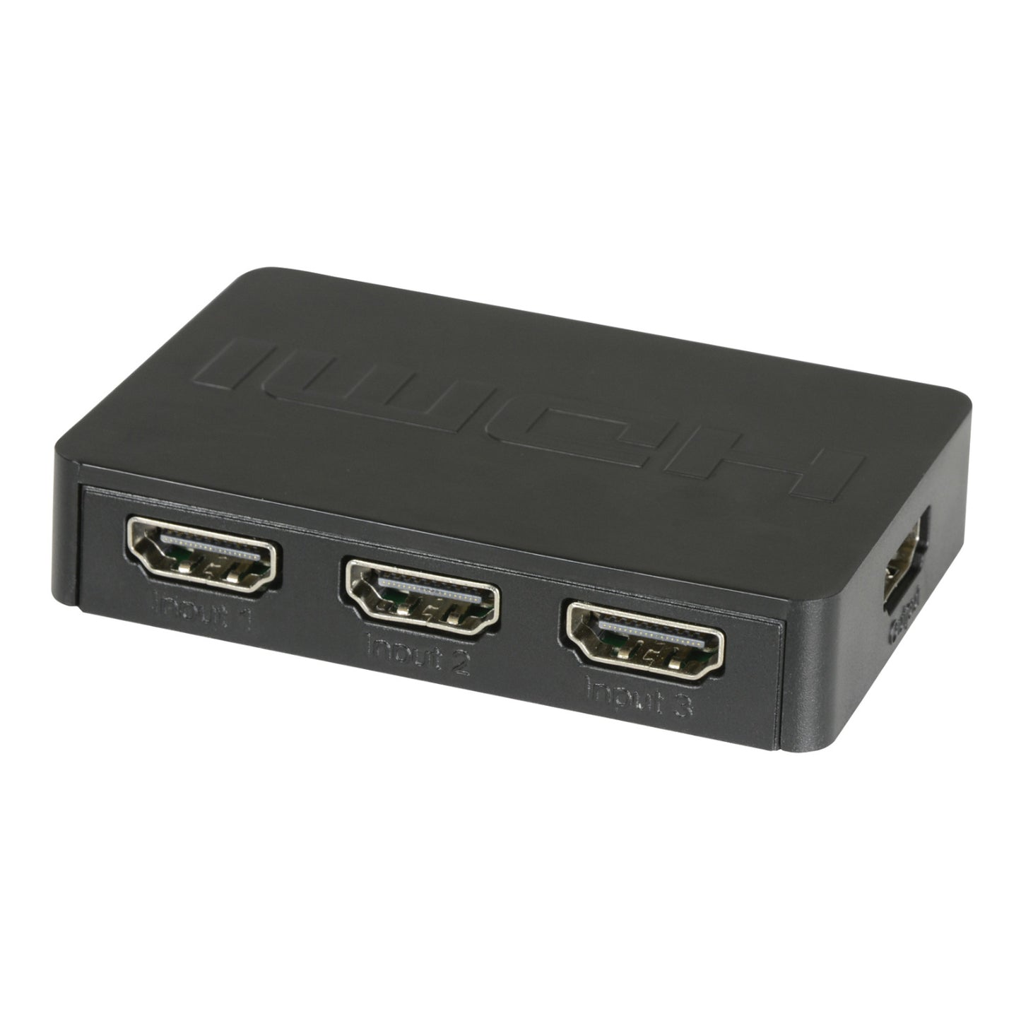 AV:Link Mini 4K UHD 3-Way HDMI Switch With IR Remote Control