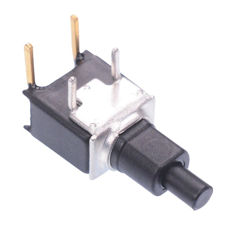TP33W008000 Off-(On) Momentary Sub-Miniature PCB Right Angle Horizontal Push Button Switch SPST APEM