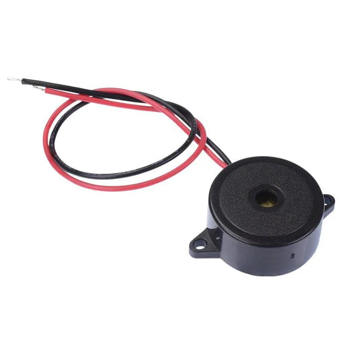 12V 23mm DC Piezo Buzzer with Flying Leads (3-24V)