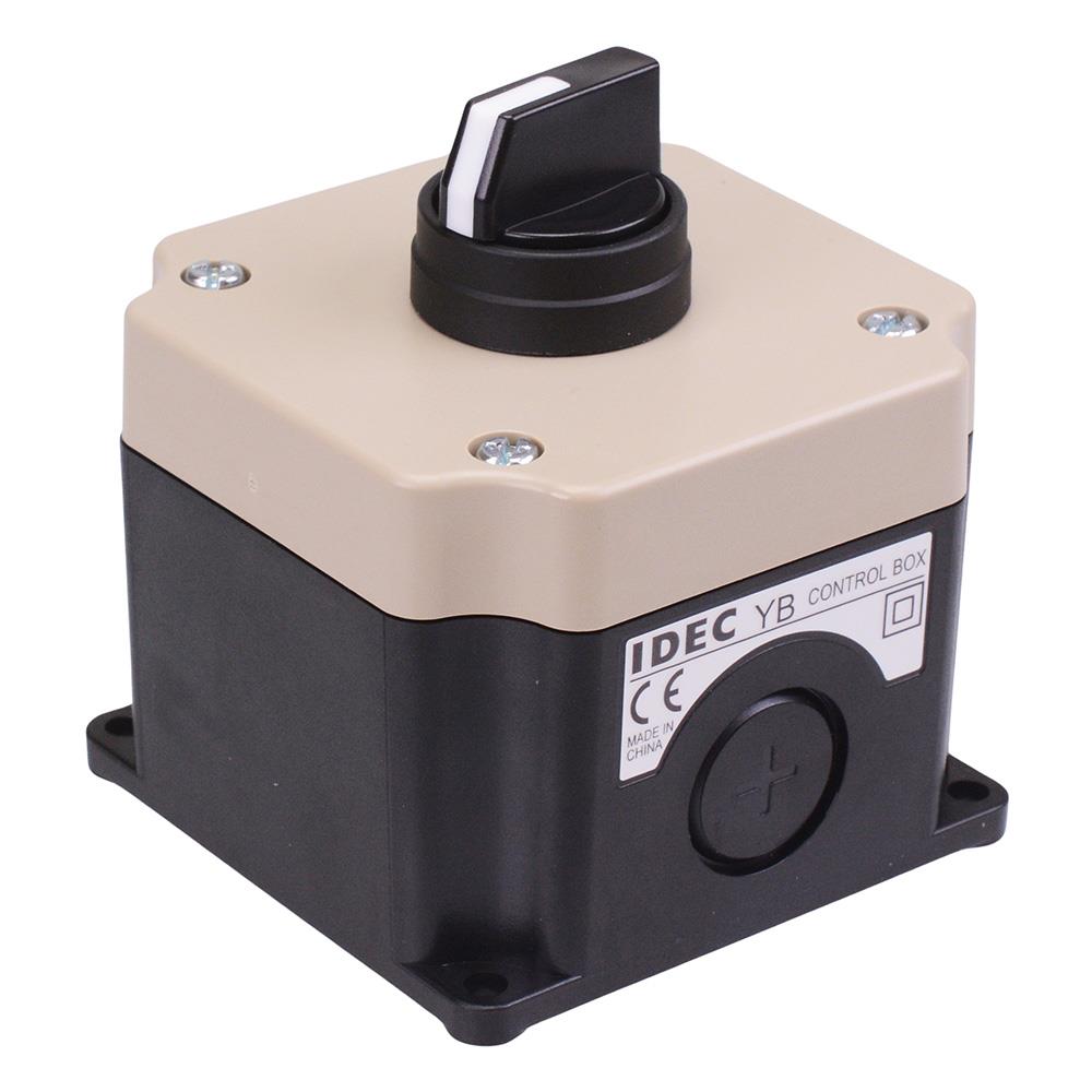 IDEC 22mm 2 Position Maintained Selector Switch Control Station 1NO-1NC IP65