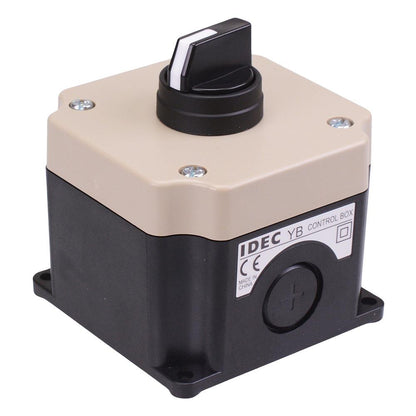 IDEC 22mm 2 Position Maintained Selector Switch Control Station 1NO-1NC IP65