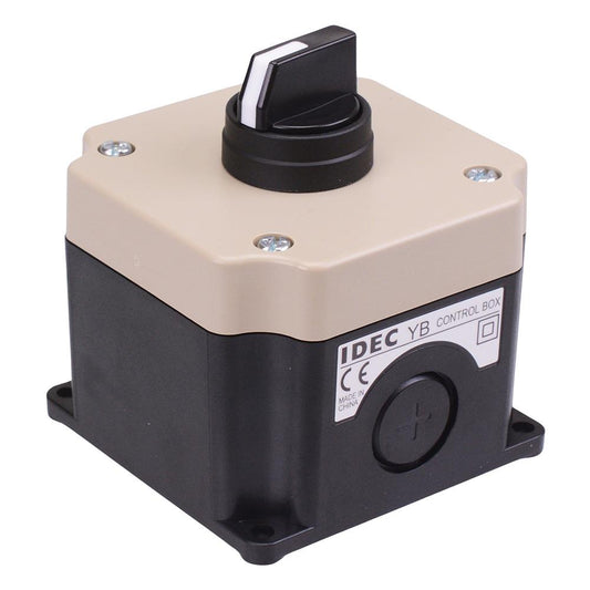 IDEC 22mm 2 Position Maintained Selector Switch Control Station 1NO-1NC IP65