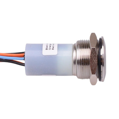 AV3V22F202084BK APEM Green LED 24VDC Momentary NO/NC Push Button Vandal Switch IP67