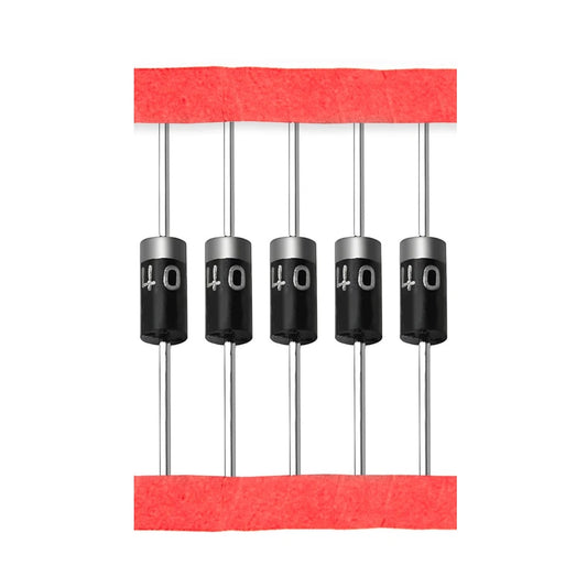 1N4001 Axial Rectifier Diode 1A 50V (5 Pack)