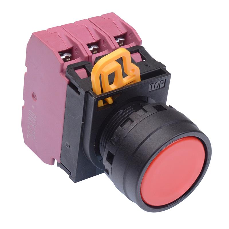 YW1B-A1E03R Red 22mm Maintained Push Button Switch 3NC IP65 IDEC