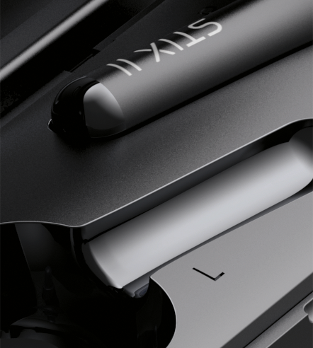 Veho STIX II PRO True Wireless Earphones, Carbon Black