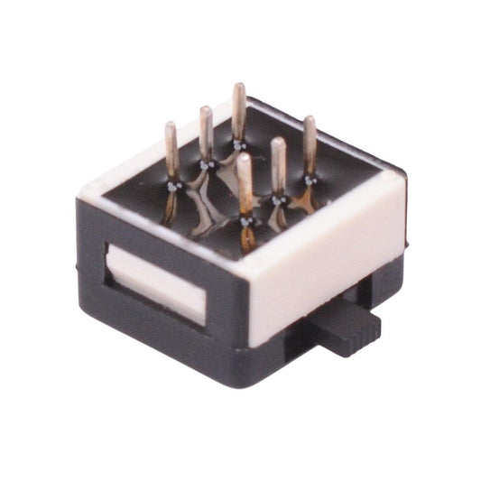 25349NA APEM On-Off-On Professional Horizontal PCB Slide Switch DPDT APEM