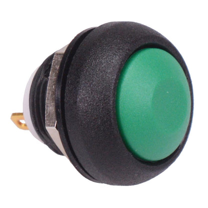 ISR3SAD300 Green Momentary 12mm Push Button Switch SPST IP67 APEM