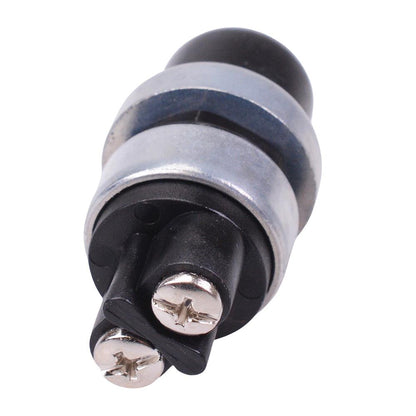 Black 16mm Momentary Starter Push Button Switch 60A 12VDC A2-19A-07-A1
