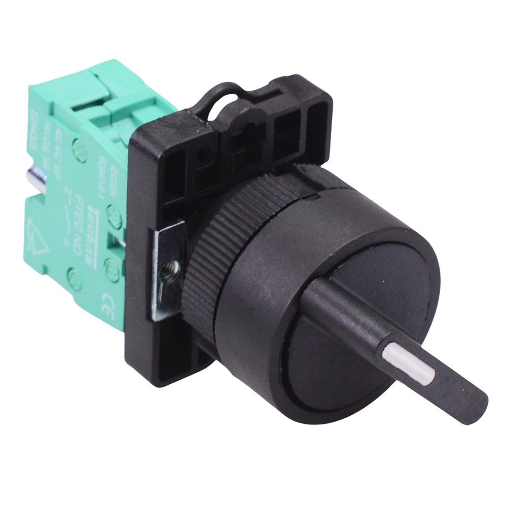 Techna PtecSN3F 3 Position Plastic Selector Switch 10A 1NO