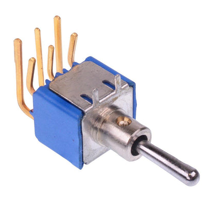 5244WCDB13X404 APEM On-On-On Miniature PCB Toggle Switch DPDT