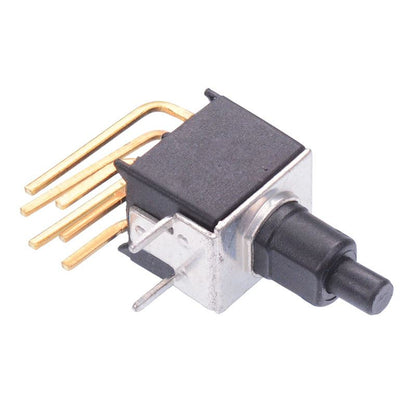 TP42W008000 On-(On) Momentary Sub-Miniature PCB Right Angle Horizontal Push Button Switch DPDT APEM