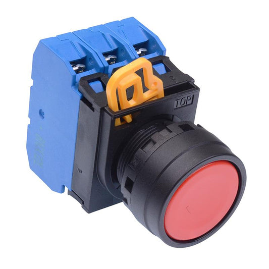 YW1B-M1E30R Red 22mm Momentary Push Button Switch 3NO IP65 IDEC