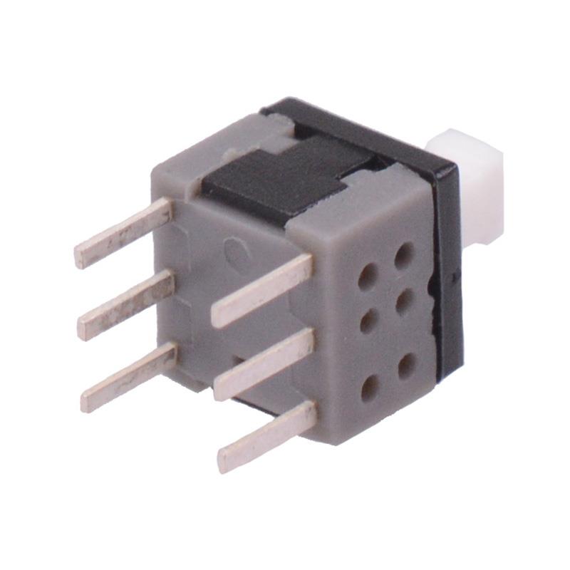 Latching 5.8x5.8mm PCB Push Button Switch DPDT 100mA 30VDC