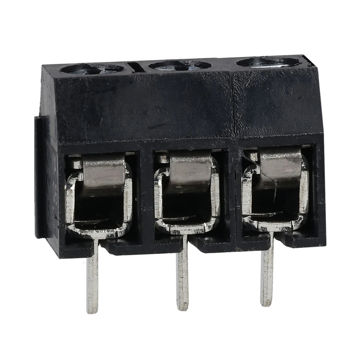 3 Way 10A Black Interlocking Terminal Block 5mm