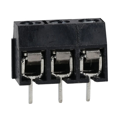 3 Way 10A Black Interlocking Terminal Block 5mm
