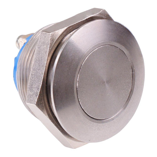AV031003C940T APEM Off-(On) Momentary 22mm Flat Anti Vandal Push Button Switch SPST