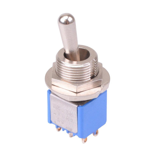 5646MAB-27 APEM On-On Miniature Toggle Switch 11.9mm Bushing DPDT