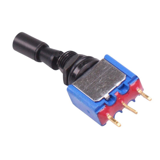 5236ADGB-2VX408 APEM Black On-On Miniature Toggle Switch Locking Lever SPDT