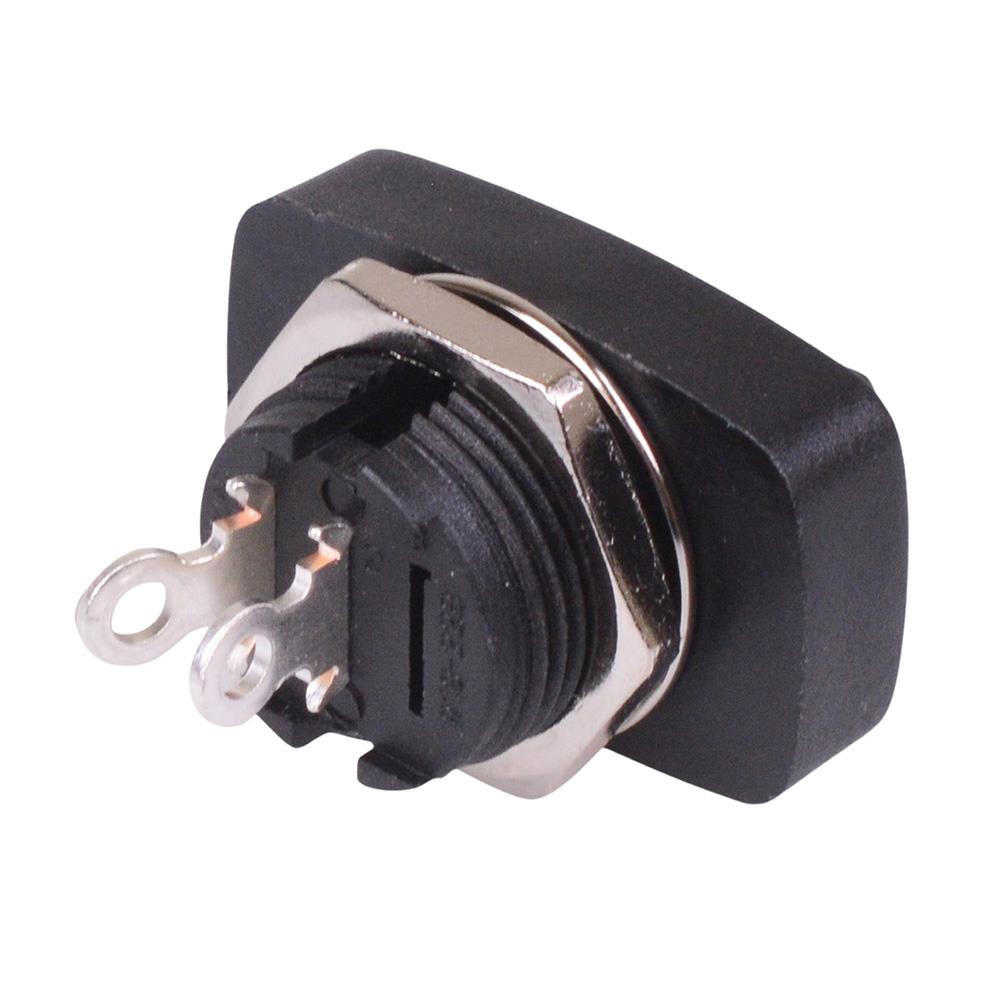 On-Off Black 16mm Rocker Switch 10A SPST R13-228A