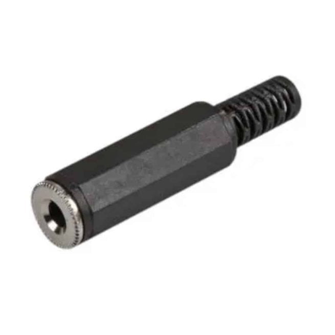 4 Pole 3.5mm In-line Audio Jack Socket (Solder Tags)