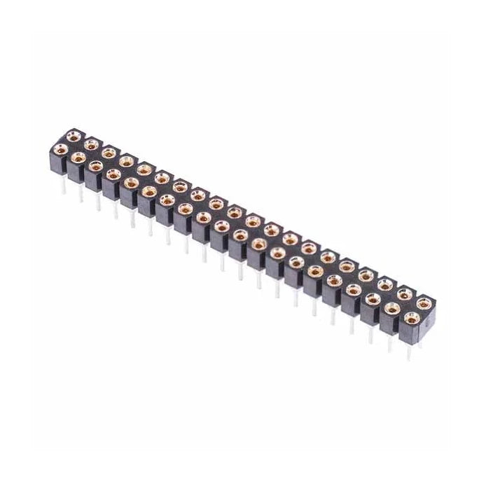 Pin Headers TruConnect 20 Way Turned Pin SIL Socket | Rapid Electronics ...