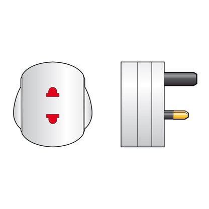 Mercury UK Mains Shaver Adaptor Plug 1A
