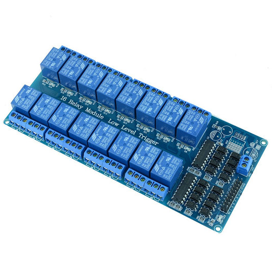 5V 16-Channel Relay Board Module Low Trigger