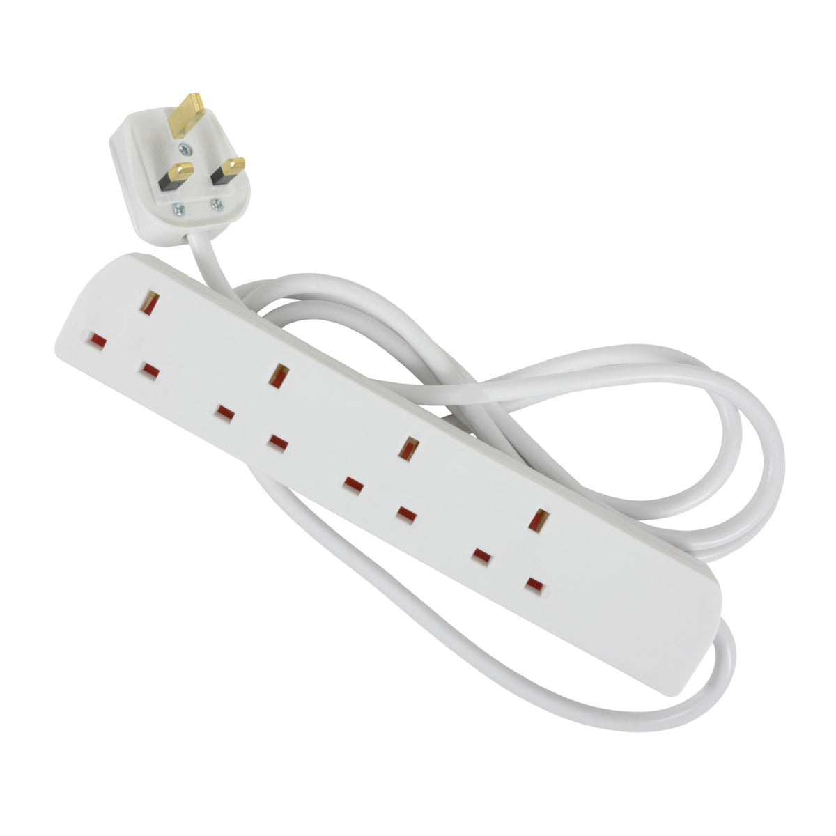 Mercury 4 Gang Mains Extension Leads - The Electronics Hub Mains Extension Lead
