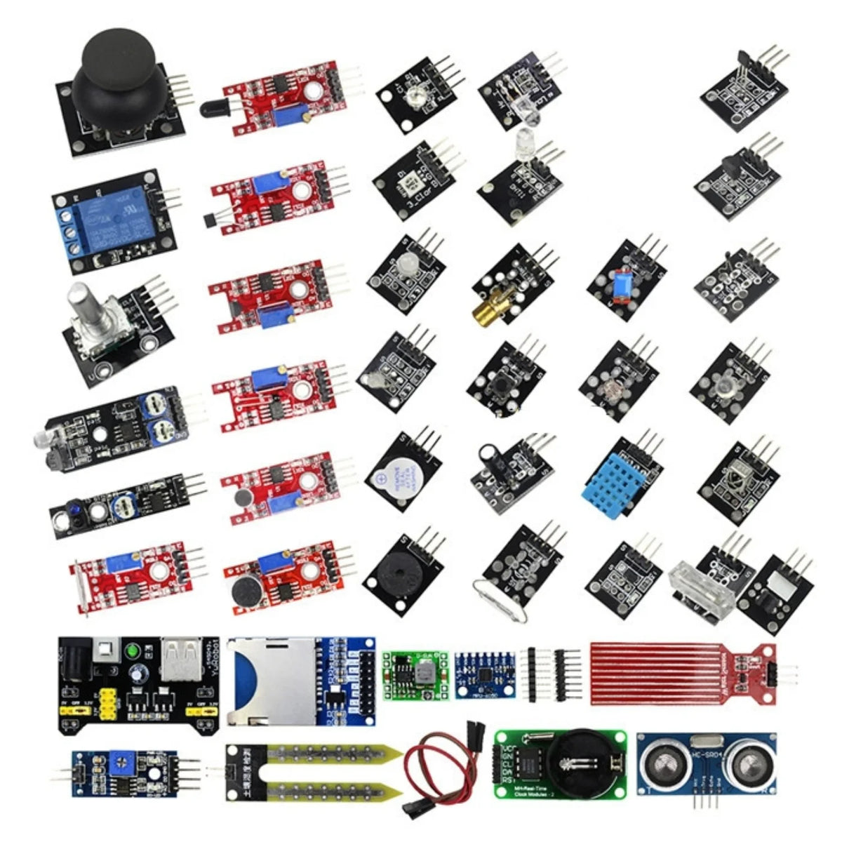 Flag Sensor Arduino Kit 41pcs Sensor Kit for Arduino – The Electronics Hub