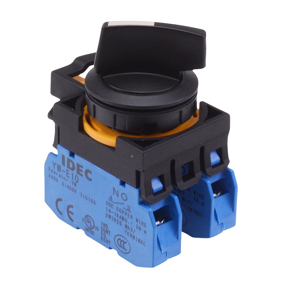CW1S-2E20 2 Position Selector Switch2NO IP65 IDEC