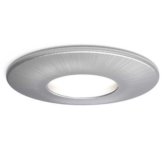 4lite IP65 GU10 Fire-Rated Downlight - Satin Chrome