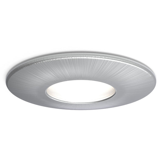 4lite IP20 GU10 Fire-Rated Downlight - Satin Chrome