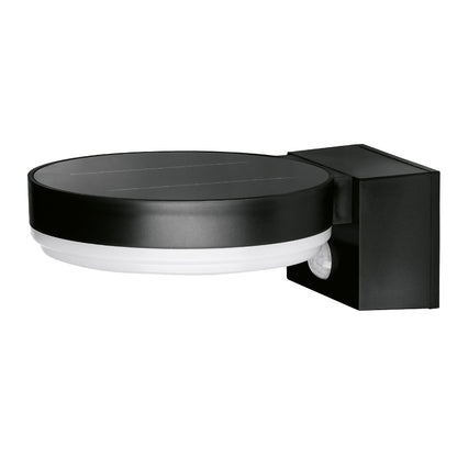 4lite Antheia Solar Sleek IP54 LED Outdoor Wall Light with Built in PIR Motion Sensor