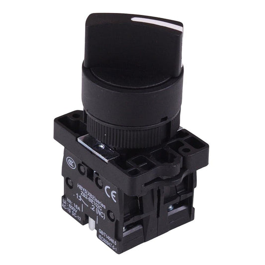 2 Position Latching 22mm Selector Switch NO/NC