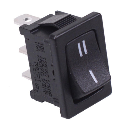 On-On Rectangle Rocker Switch SPDT 10A 250VAC R13-66C-02