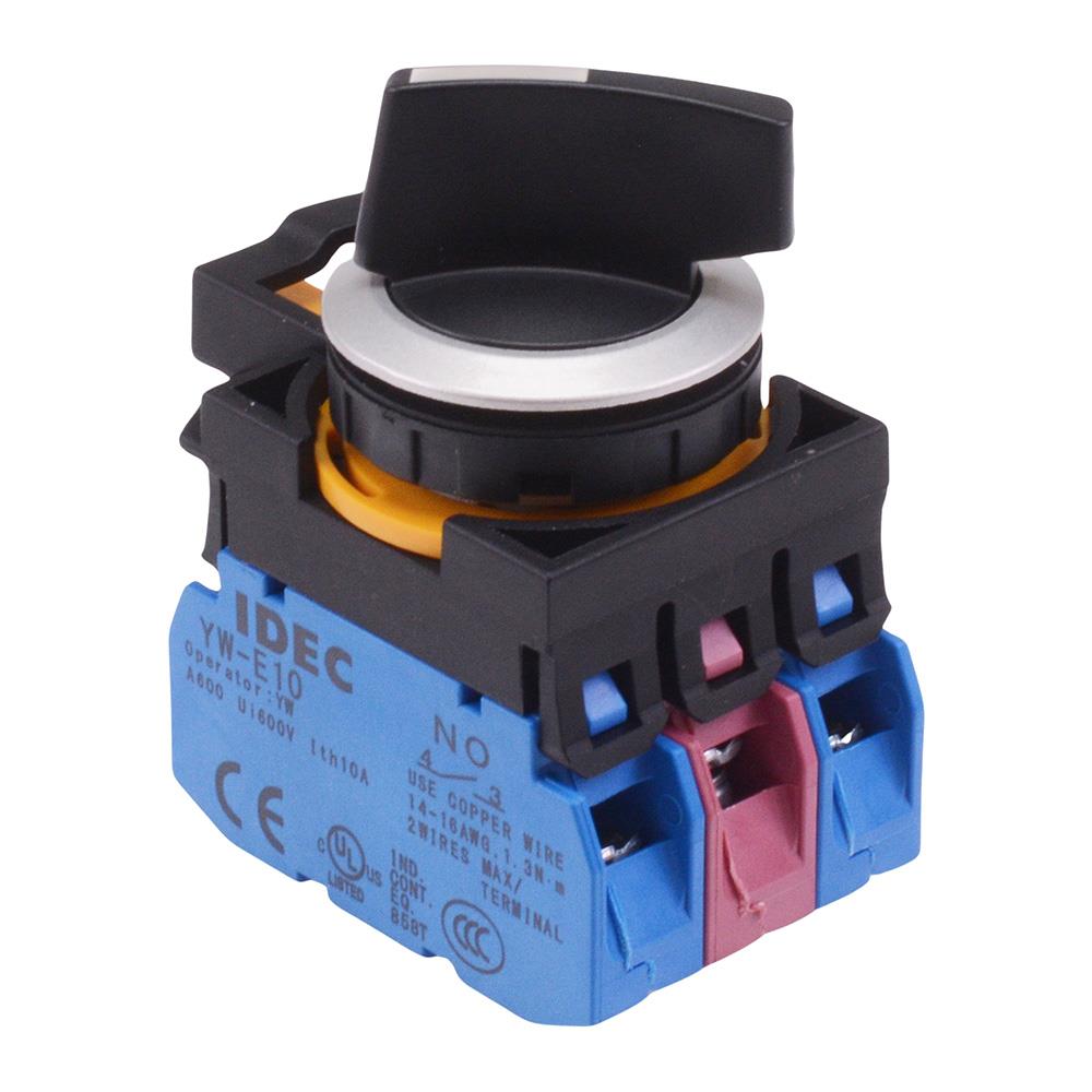 CW4S-3E21N1 3 Position Metallic Selector Switch2NO-1NC IP65 IDEC