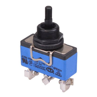 639HGX2330 APEM On-Off-On 12mm Toggle Switch SPDT 15A 250VAC
